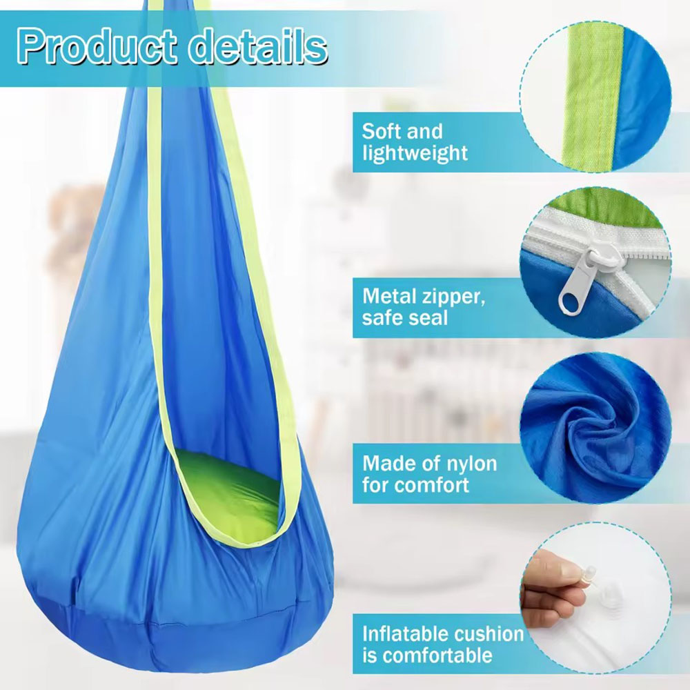 Kids Pod Swing Seat Nylon Hang - Outdoor Furniture Rh ulasan dan harga