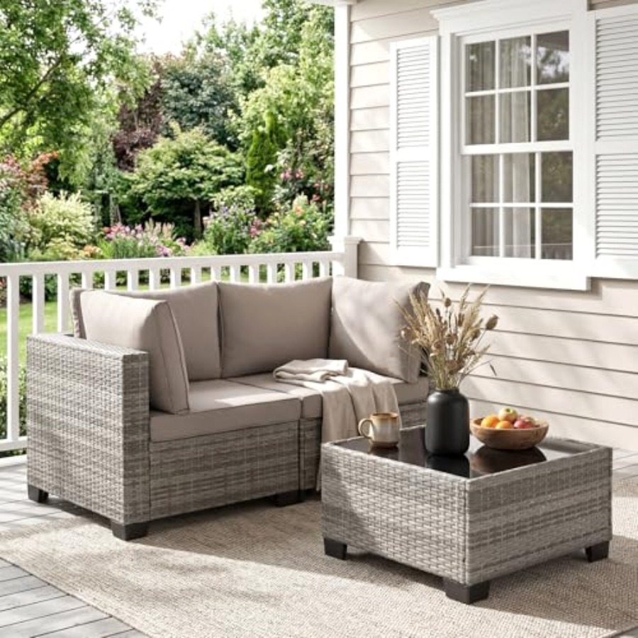 Outdoor Wicker Patio Furniture - Outdoor Furniture Loveseat ulasan dan harga