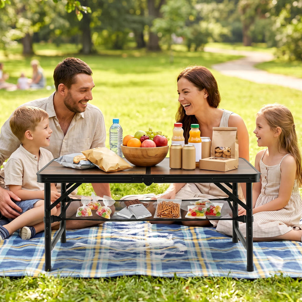 Single Folding Camping Table C - Folding Picnic Table ulasan dan harga