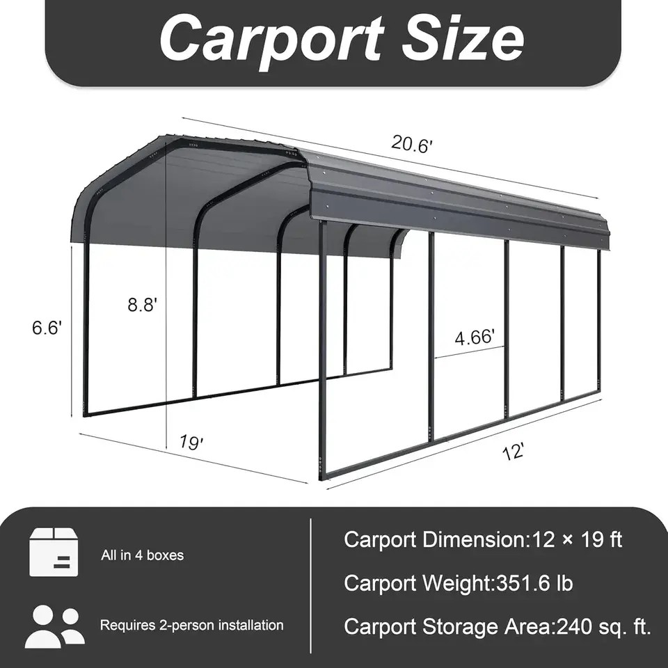 2026 Hot Sale 11x19ft Galvaniz - Outdoor Furniture Durable ulasan dan harga