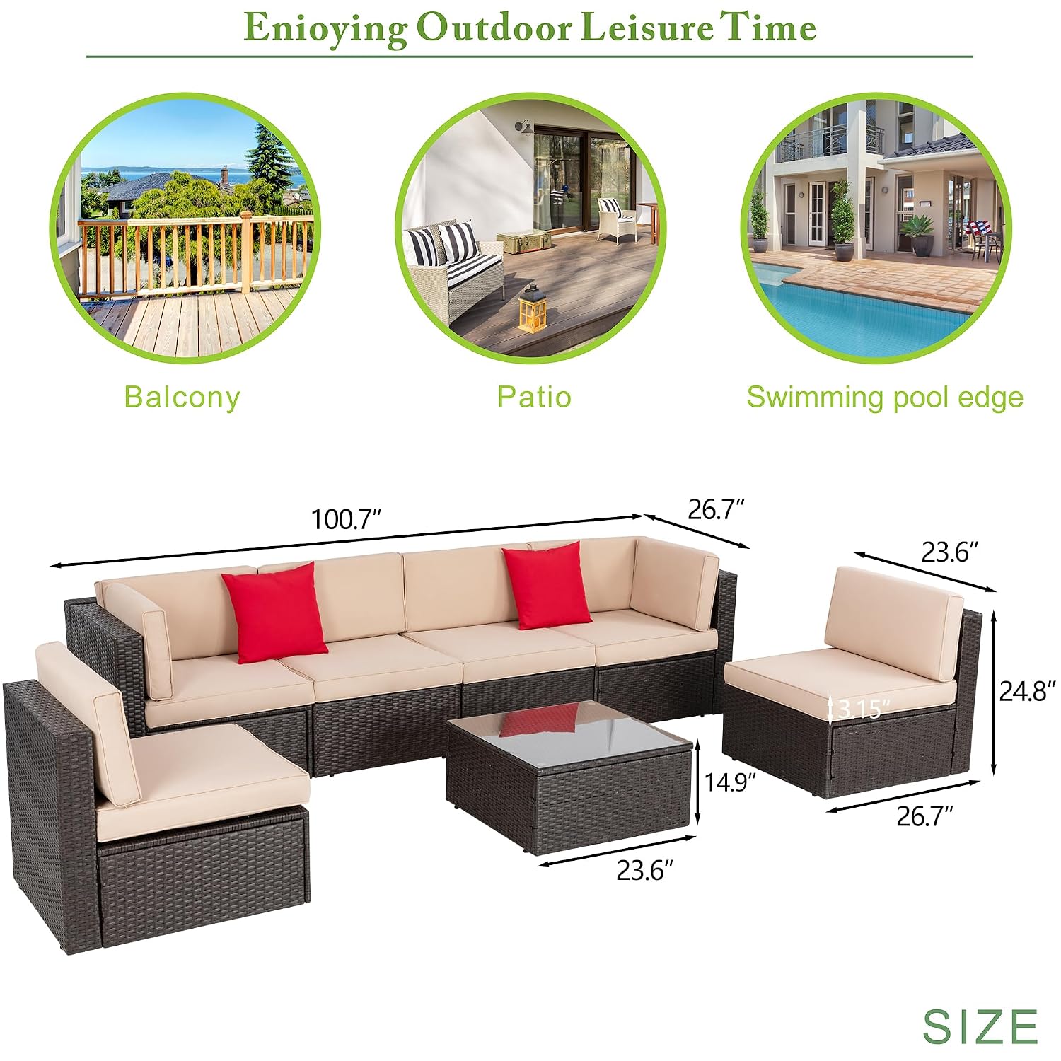 8-Piece Patio Furniture Set wi - Outdoor Furniture With Fire Pit Table ulasan dan harga