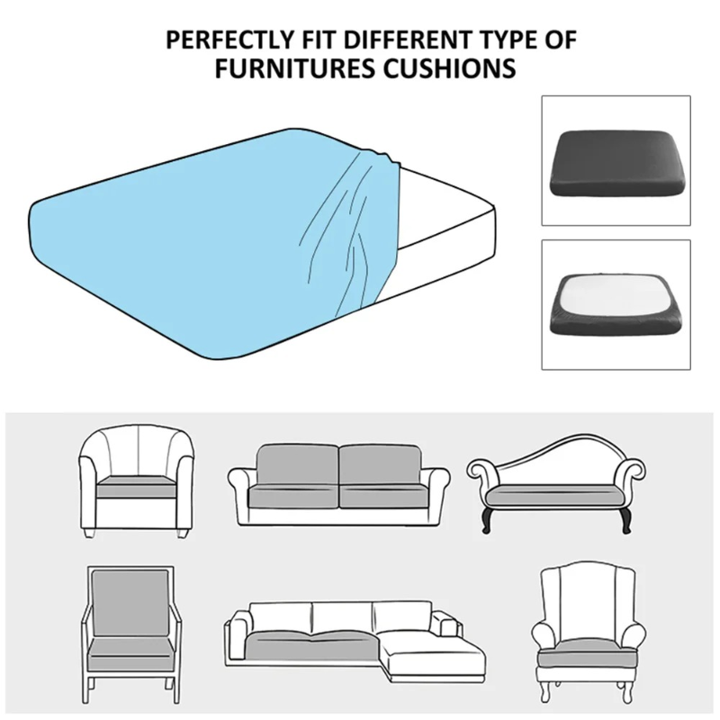 Elastic Waterproof Sofa Cushio - Outdoor Furniture No Cushions ulasan dan harga