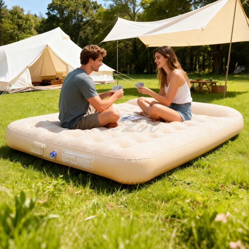 Automatic Inflatable Mattress  - Outdoor Furniture No Cushions ulasan dan harga