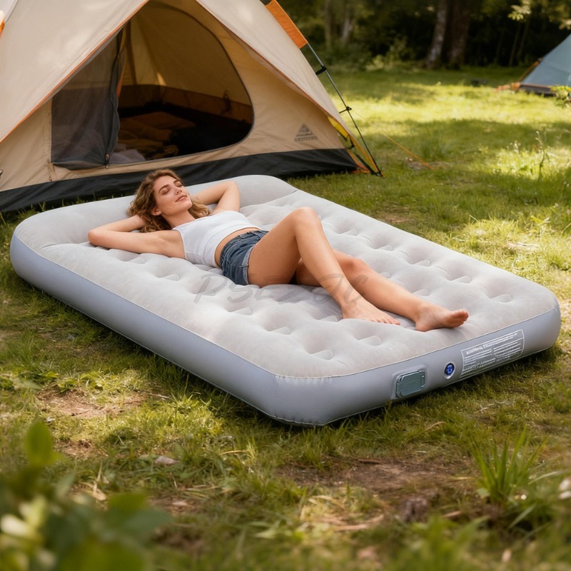 Automatic Inflatable Mattress  - Outdoor Furniture No Cushions ulasan dan harga