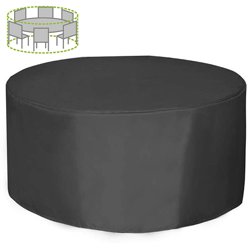 12 Sizes Round Furniture Cover - Outdoor Furniture Table And Chairs ulasan dan harga