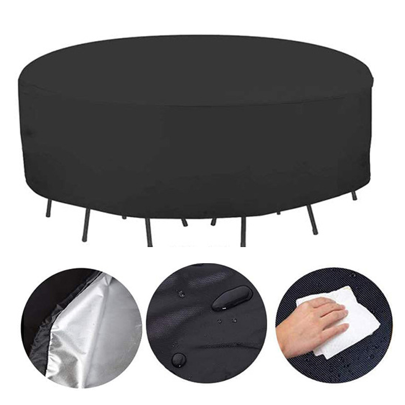 12 Sizes Round Furniture Cover - Outdoor Furniture Table And Chairs ulasan dan harga