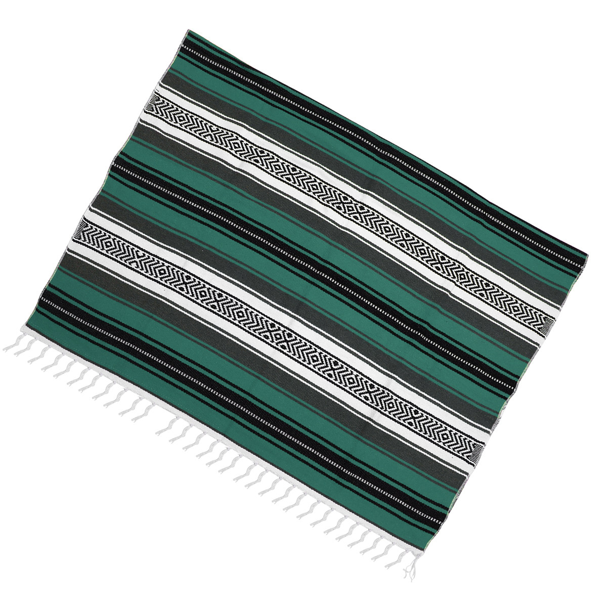Mexican Blanket Green 130x180c - Outdoor Furniture Green ulasan dan harga