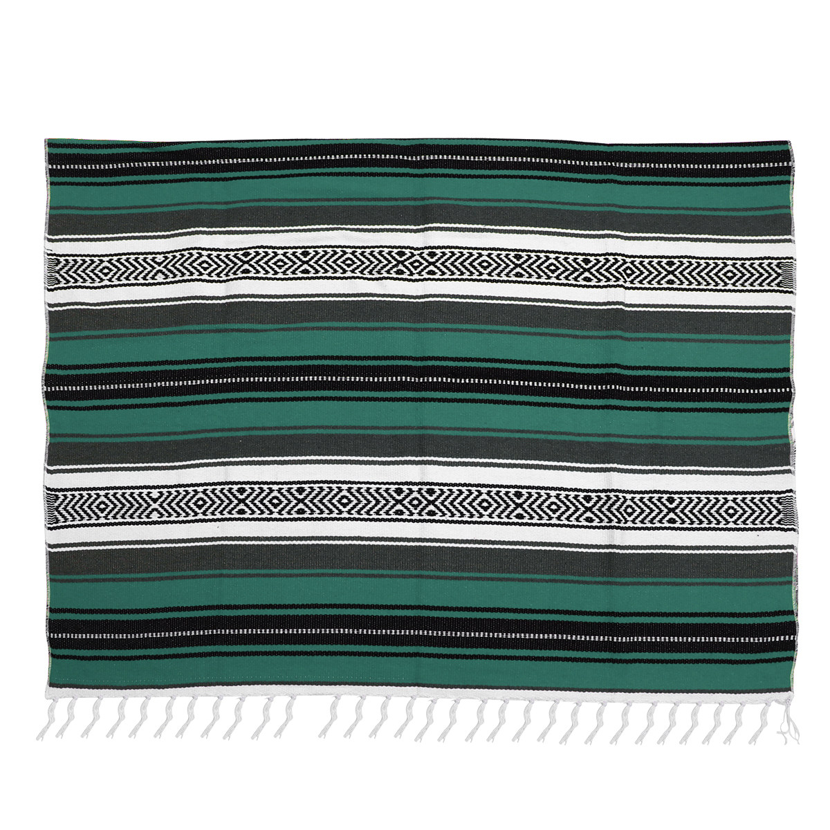 Mexican Blanket Green 130x180c - Outdoor Furniture Green ulasan dan harga