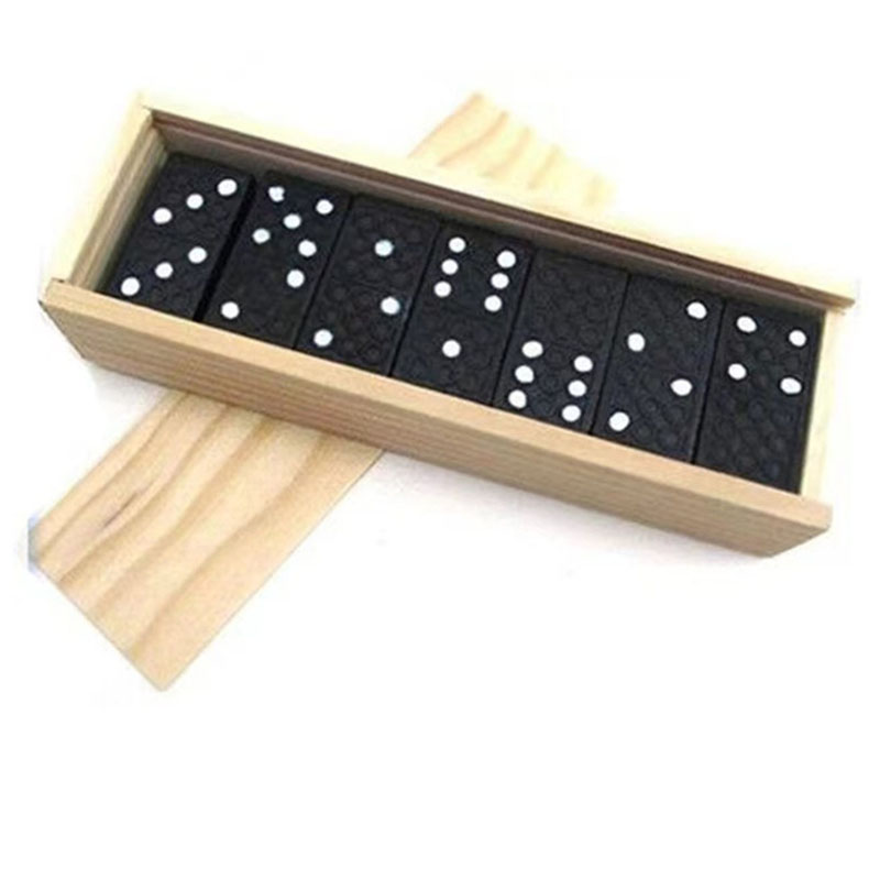 28pcs/Set Wooden Domino Board  - Outdoor Furniture Usa ulasan dan harga