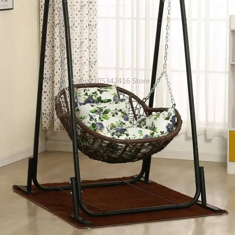 Single Rattan Hanging Basket C - Outdoor Furniture Balcony ulasan dan harga