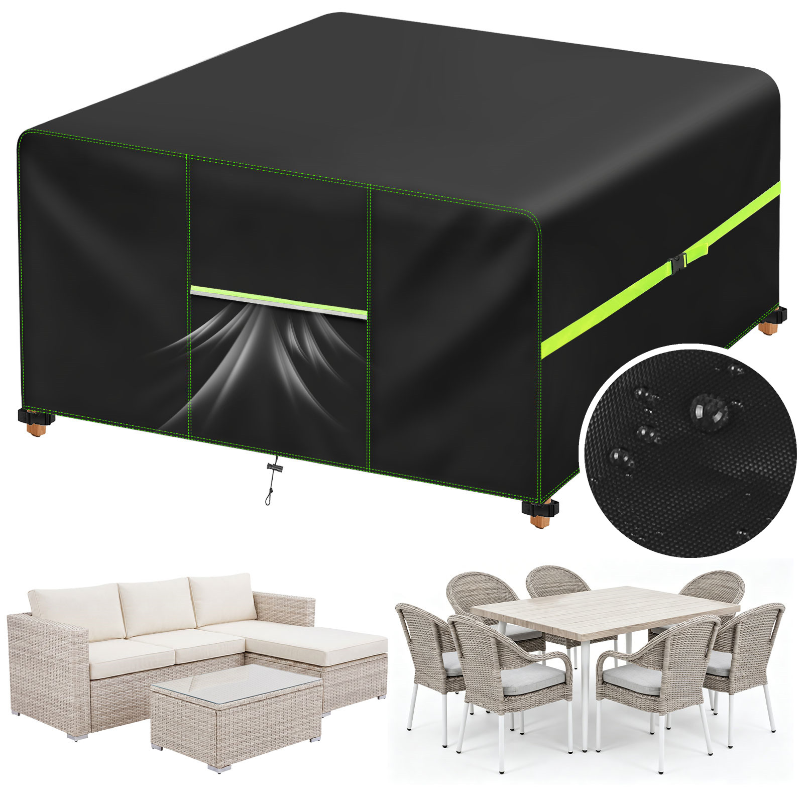 Garden Furniture Cover With Ai - Outdoor Furniture Table And Chairs ulasan dan harga