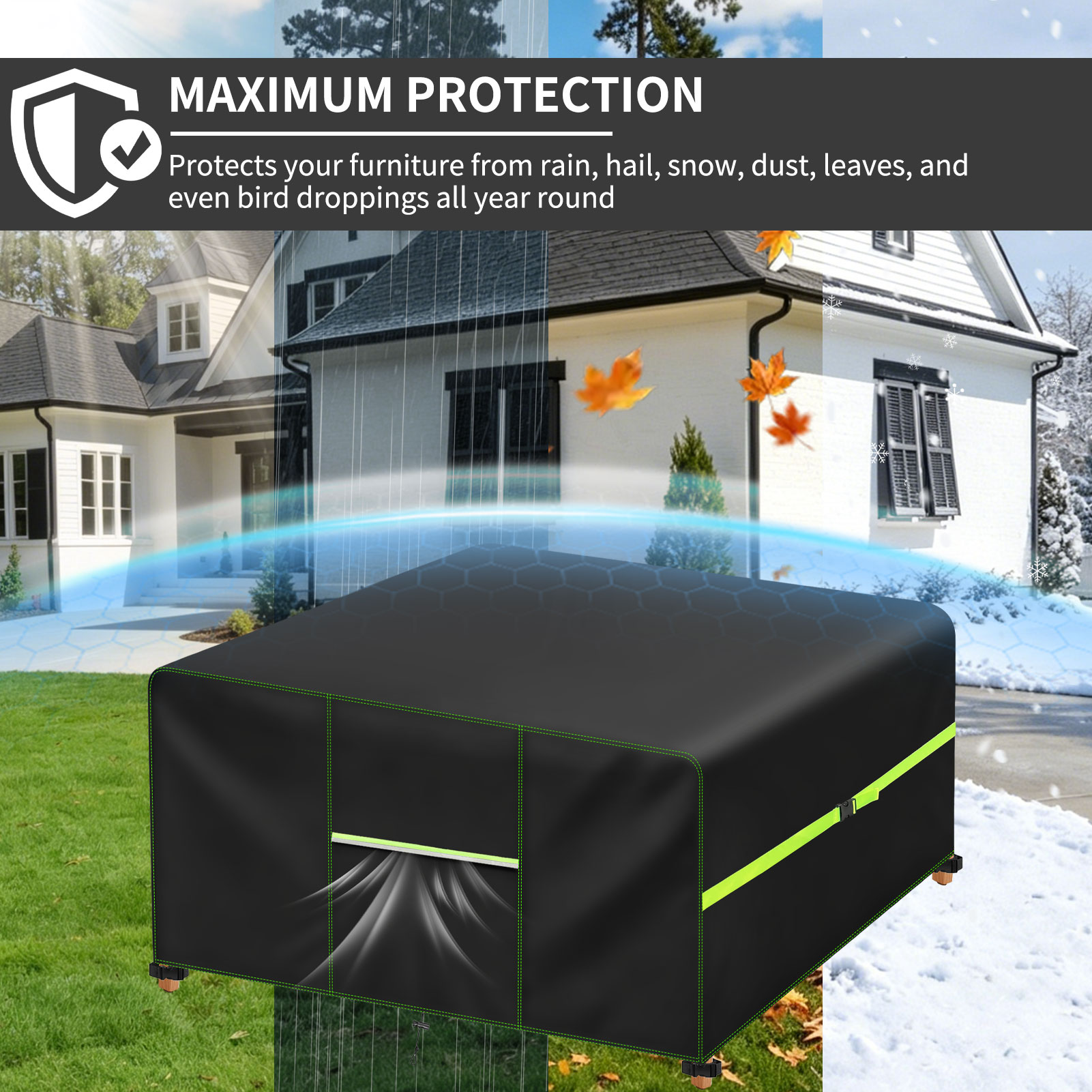 Garden Furniture Cover With Ai - Outdoor Furniture Table And Chairs ulasan dan harga