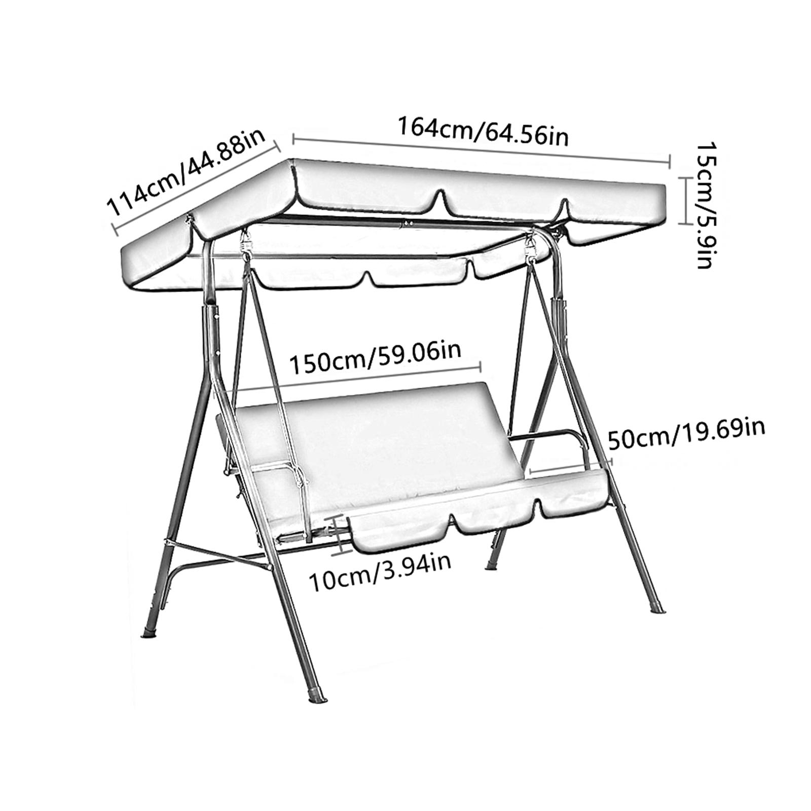 Patio Swing Canopy Rainproof w - Outdoor Furniture Bali ulasan dan harga