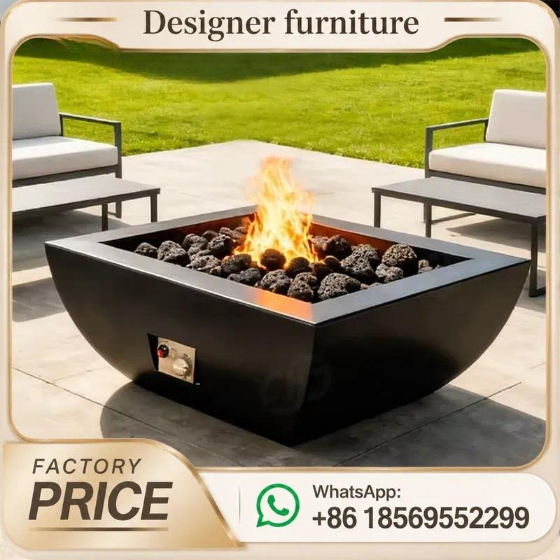 Custom Outdoor Gas Fire Pit Ta - Outdoor Furniture With Fire Pit Table ulasan dan harga