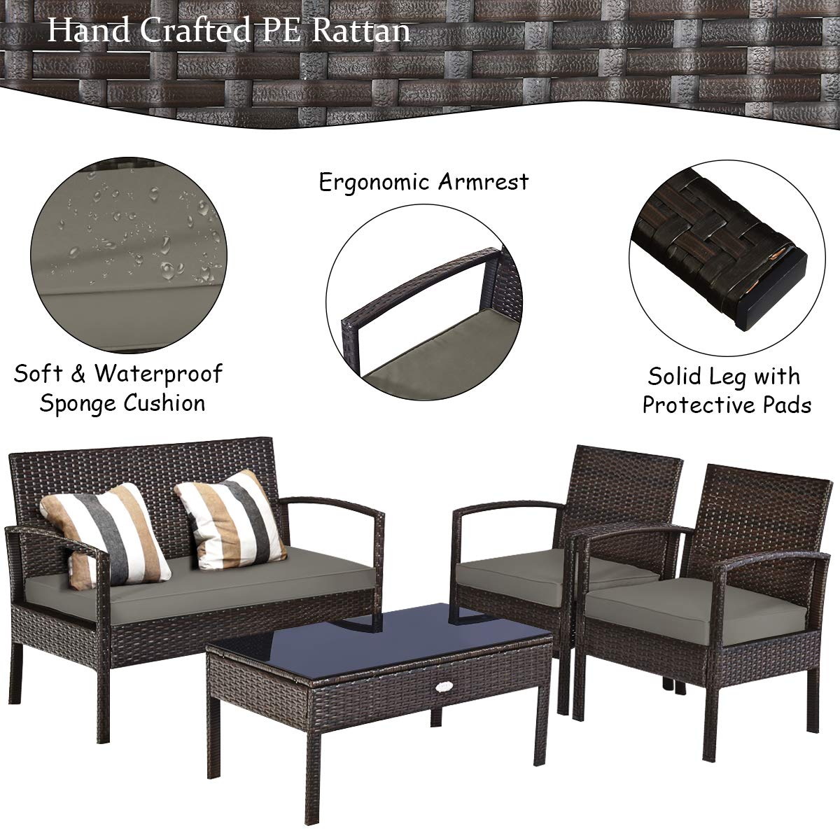 Outdoor Wicker Patio Furniture - Outdoor Furniture Balcony ulasan dan harga