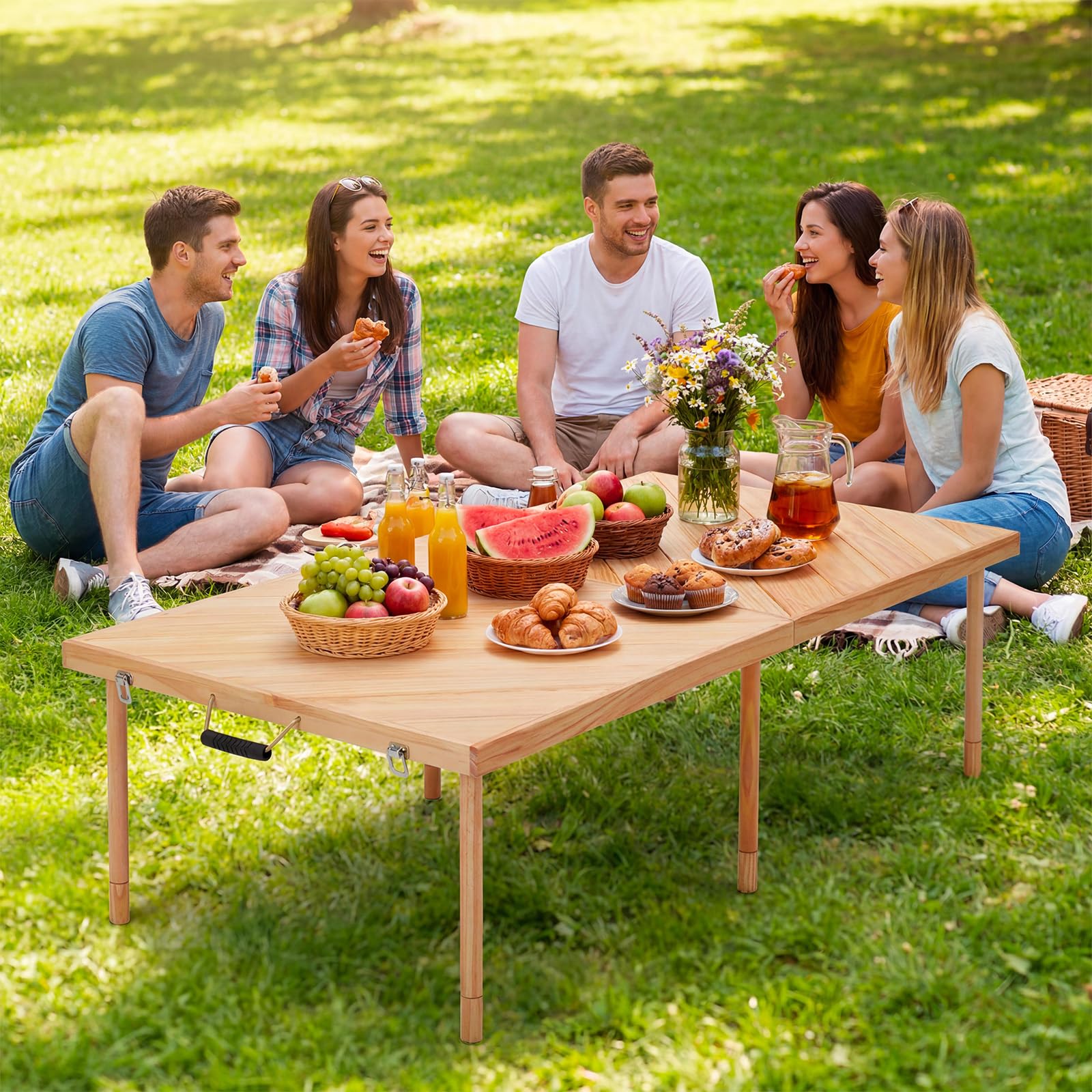 Outdoor Folding Picnic Table 6 - Outdoor Furniture Usa ulasan dan harga