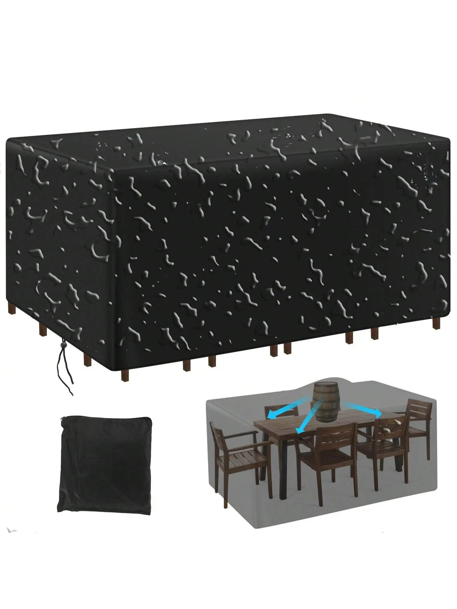 Multi-Size Outdoor Patio Garde - Outdoor Furniture Table And Chairs ulasan dan harga