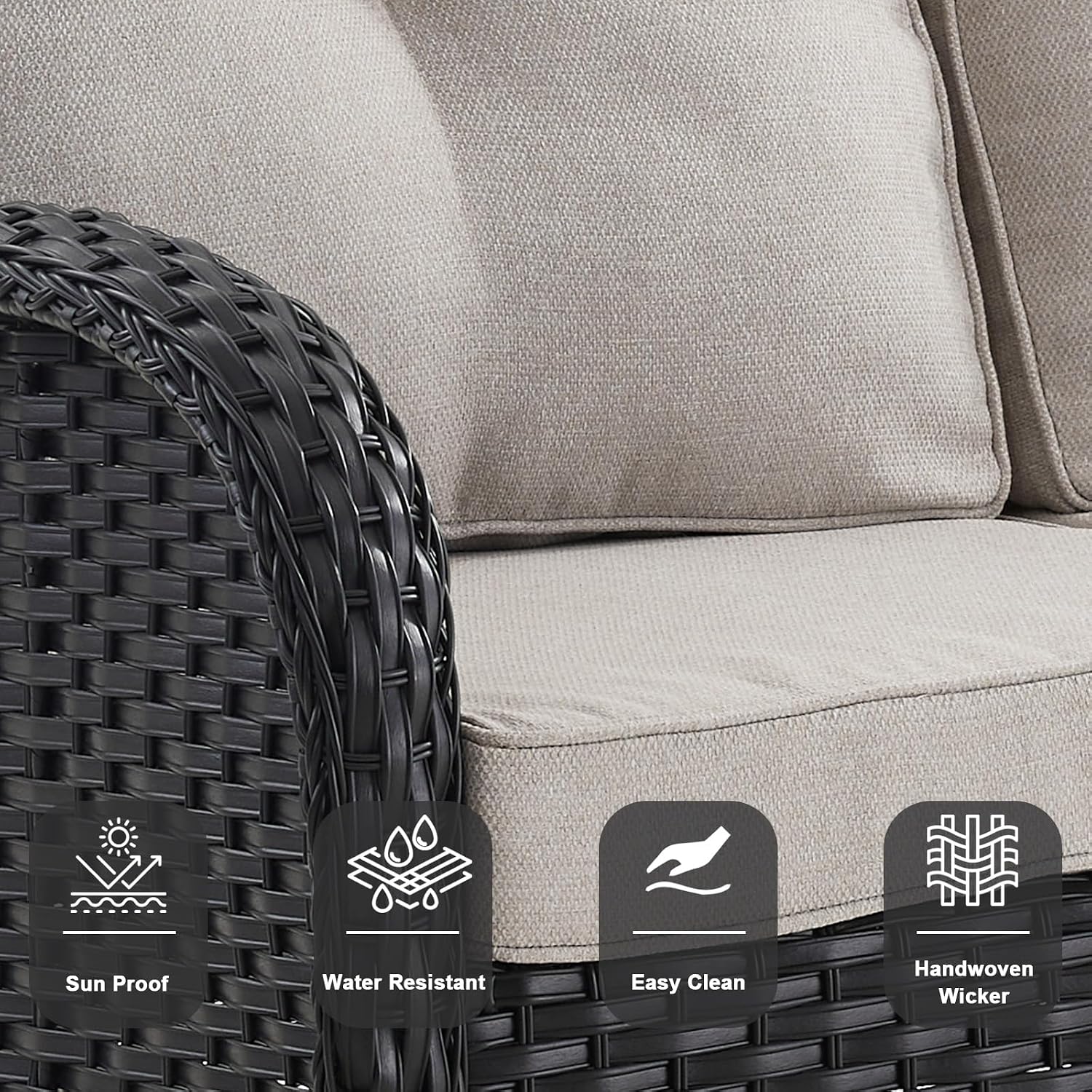 Outdoor Glider Bench Patio Lov - Outdoor Furniture Loveseat ulasan dan harga