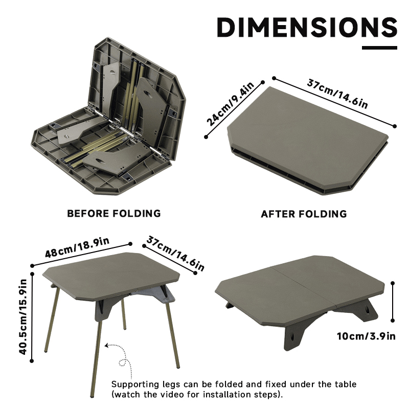 WESTTUNE Outdoor Camping Table - Outdoor Furniture Usa ulasan dan harga