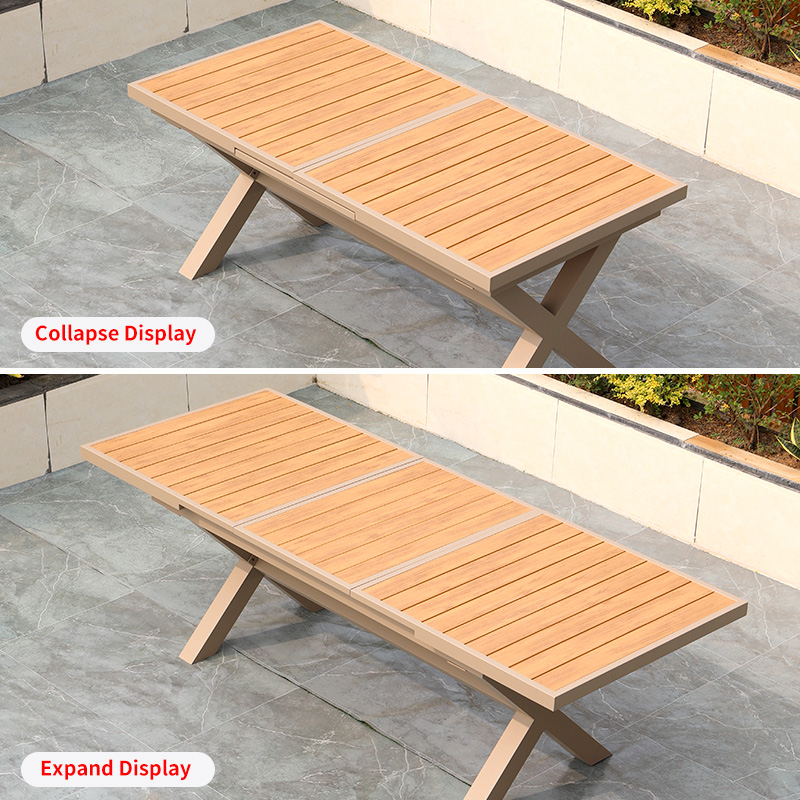 Modern Aluminum Frame Outdoor  - Outdoor Furniture No Cushions ulasan dan harga