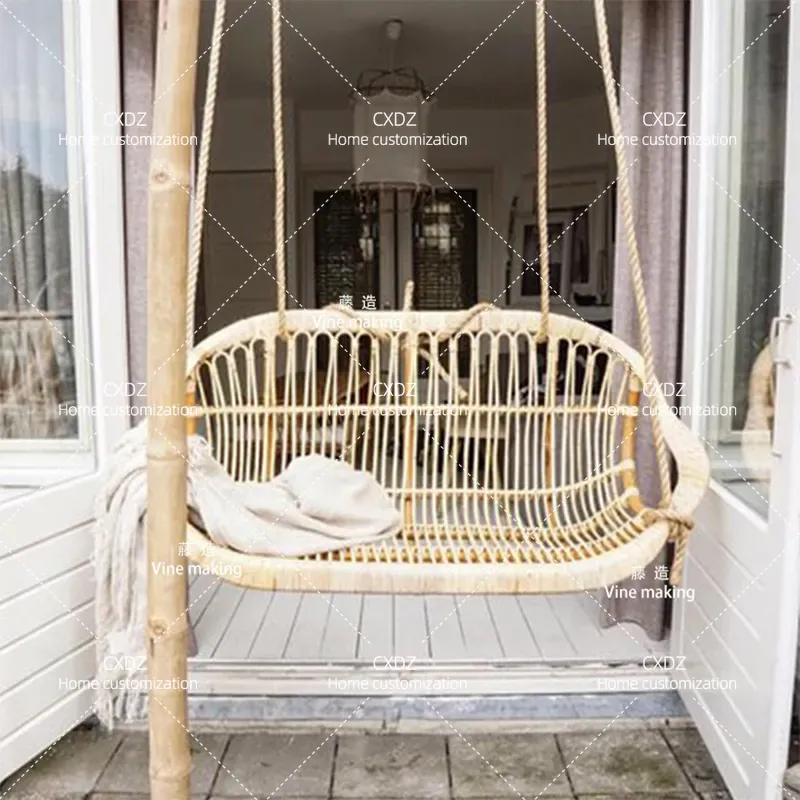 Outdoor Double Hanging Rattan  - Outdoor Furniture Bali Style ulasan dan harga