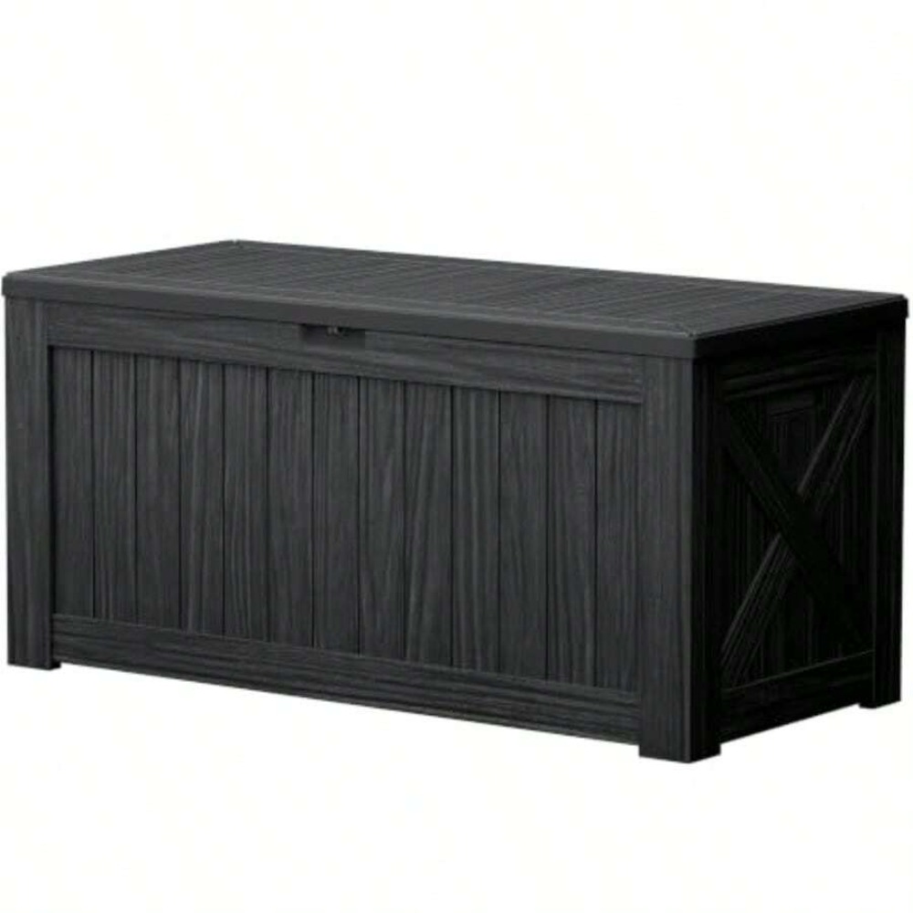 120 Gallon Deck Box Outdoor St - Outdoor Furniture Balcony ulasan dan harga