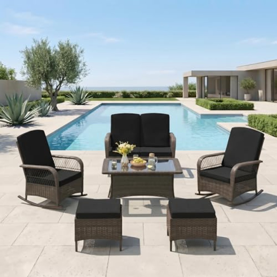 Patio Furniture Set Outdoor Ra - Outdoor Furniture Loveseat ulasan dan harga