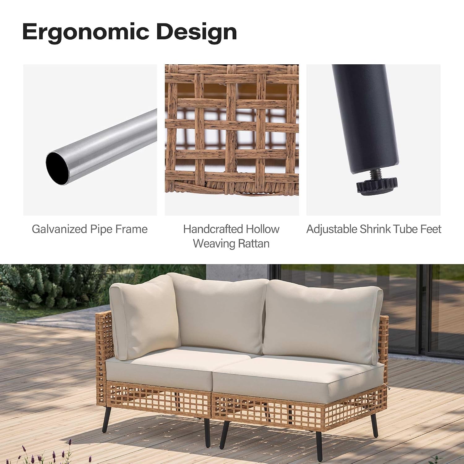 Outdoor PE Wicker Patio Furnit - Outdoor Furniture Balcony ulasan dan harga