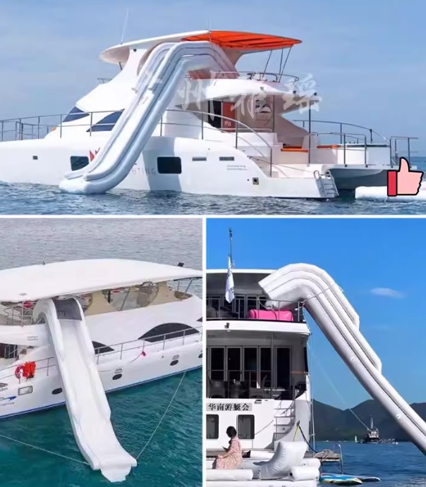 Inflatable water yacht slide b - Outdoor Furniture Table And Chairs ulasan dan harga