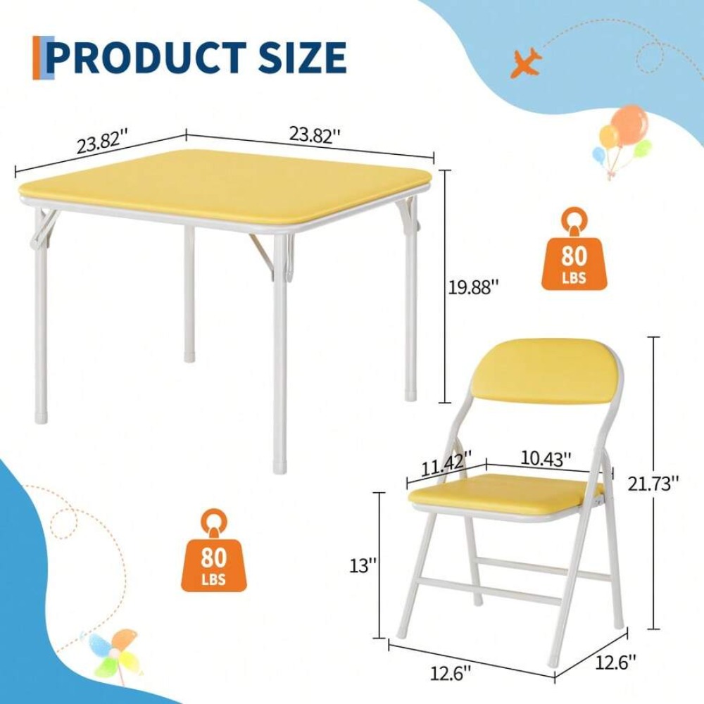 Foldable Square Table and Chai - Outdoor Furniture Table And Chairs ulasan dan harga