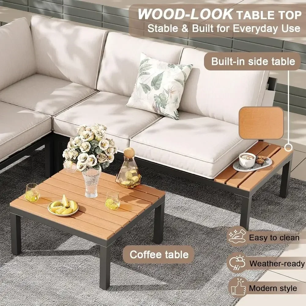 5-Person Outdoor Patio Furnitu - Outdoor Furniture Durable ulasan dan harga