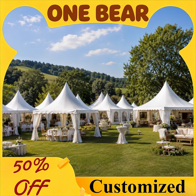 Customizable White Pagoda Tent - Outdoor Furniture Aluminum ulasan dan harga