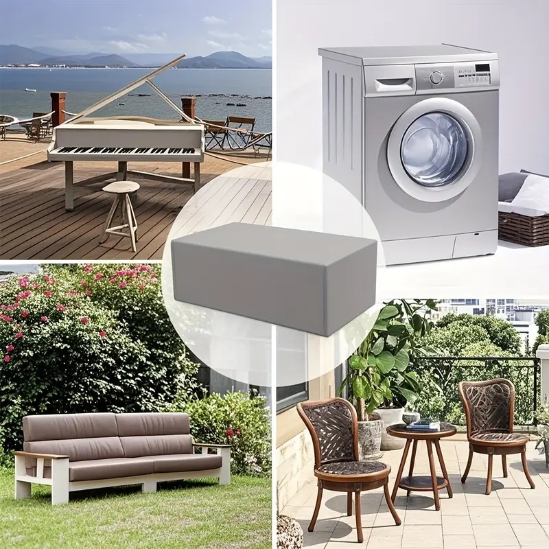 Silver Oxford Fabric Protectiv - Outdoor Furniture Table And Chairs ulasan dan harga